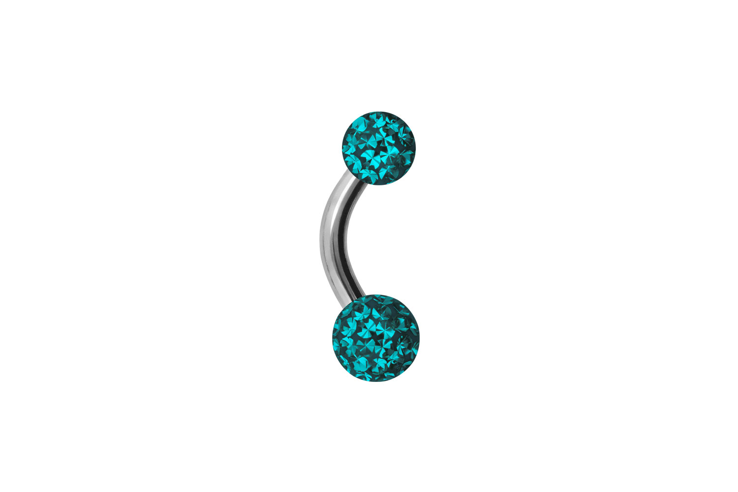 Chirurgenstahl Mini Bananabell Piercing EPOXY-KUGELN